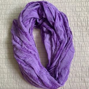 Purple Infinity Scarf